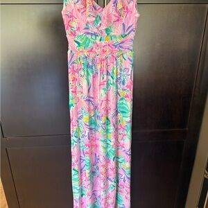 Floral Sleeveless Maxi Dress